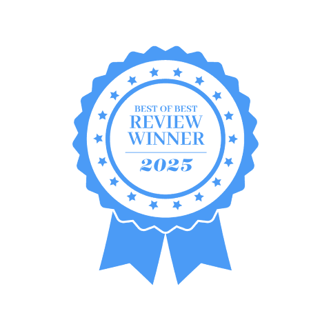 Best Of Best Review Award 2025 ribbon