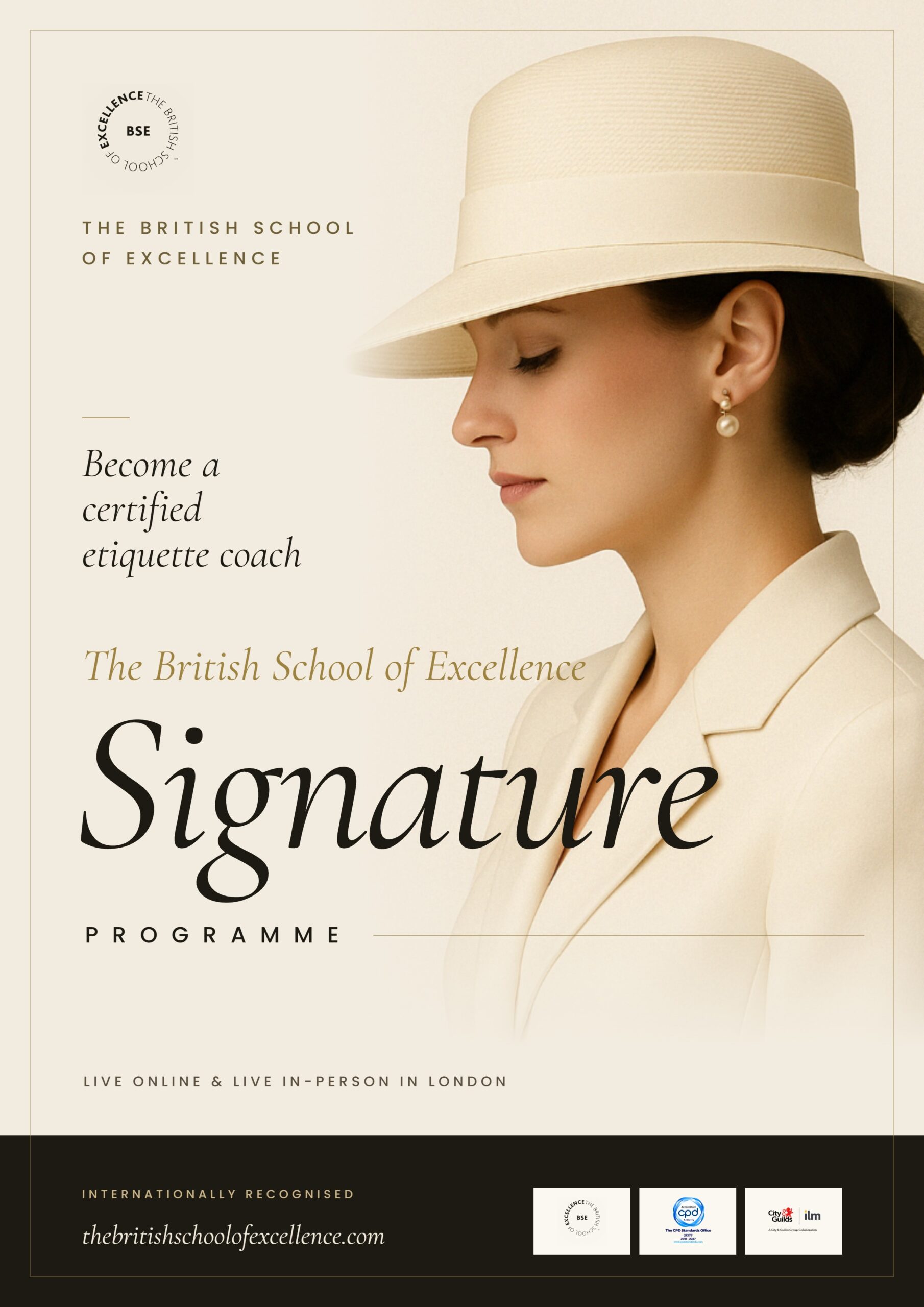 The Signature Programme poster — The British School of Excellence