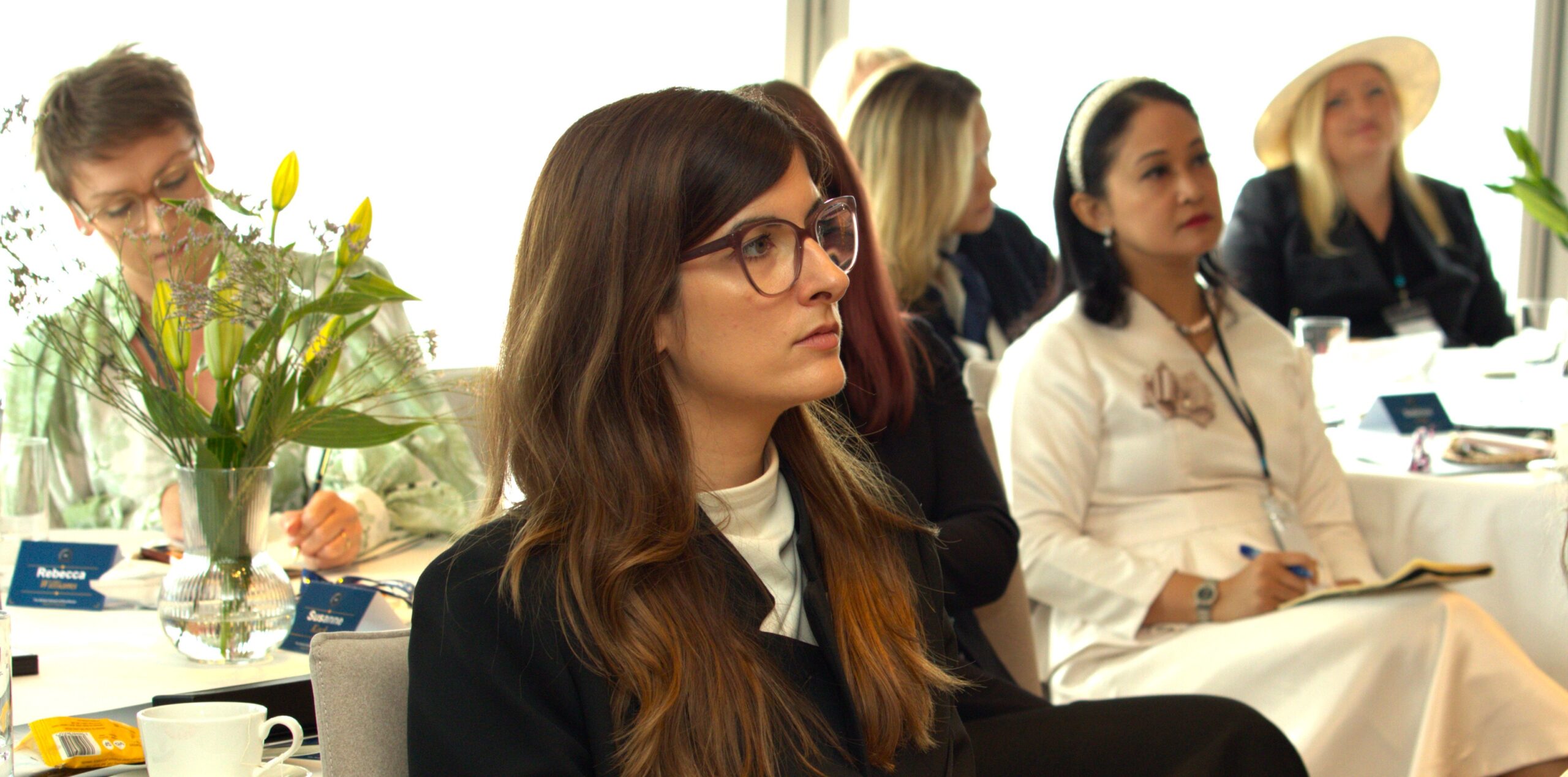 Listening in a session at the London training room