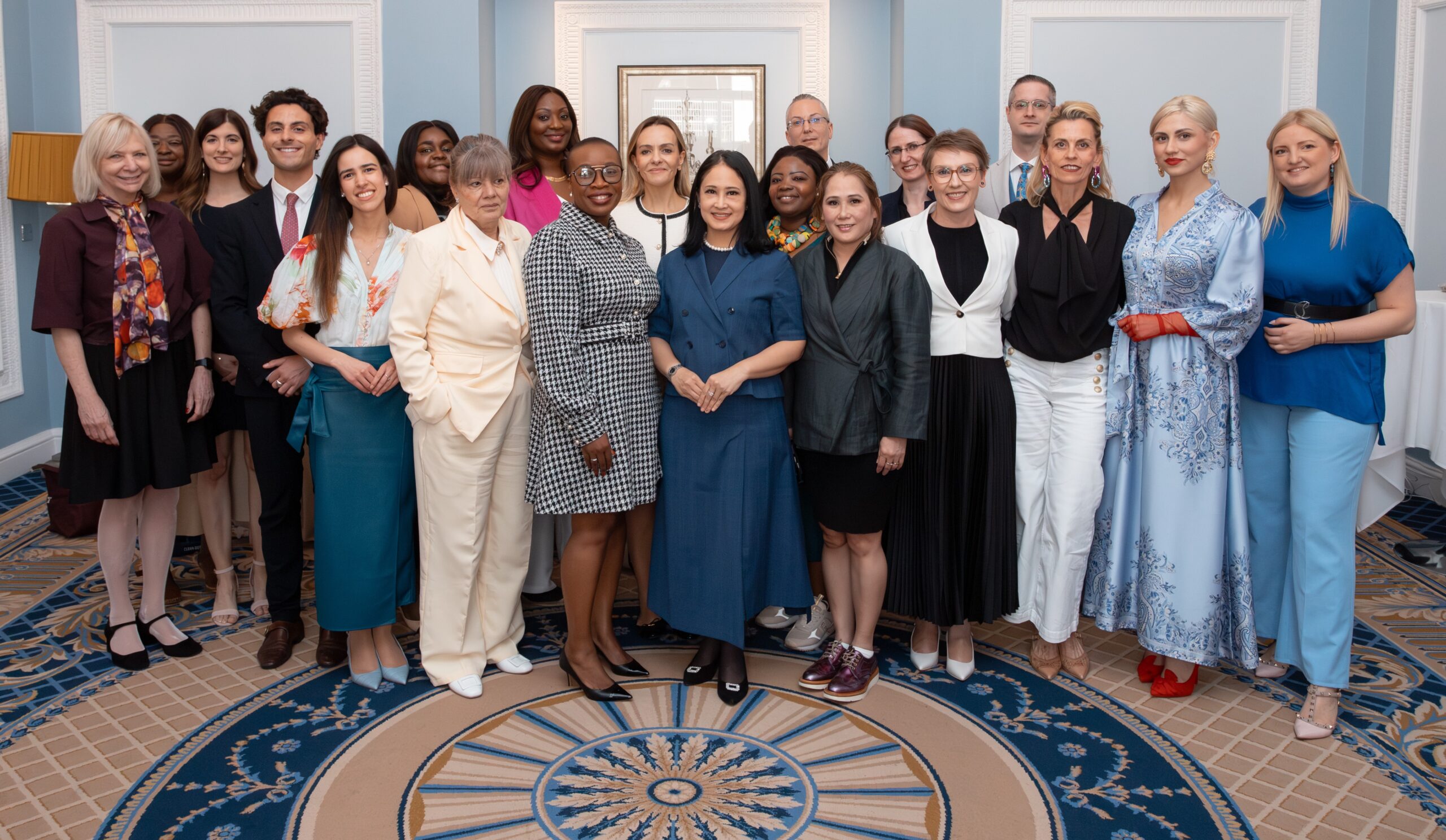 The June cohort together in London