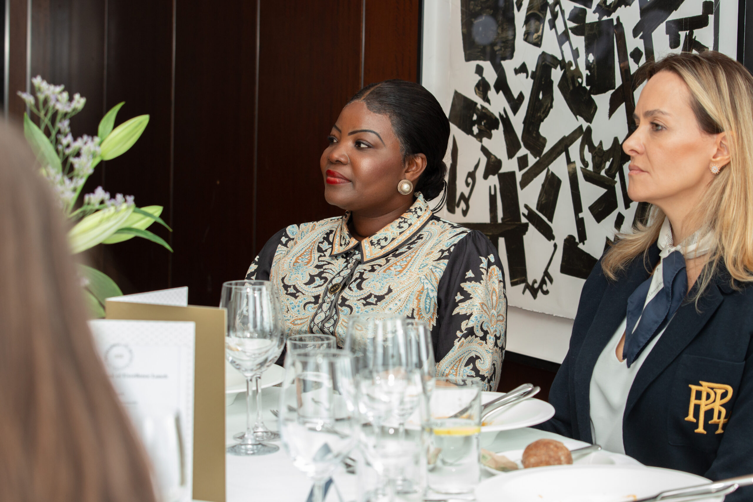 Delegates at the training lunch