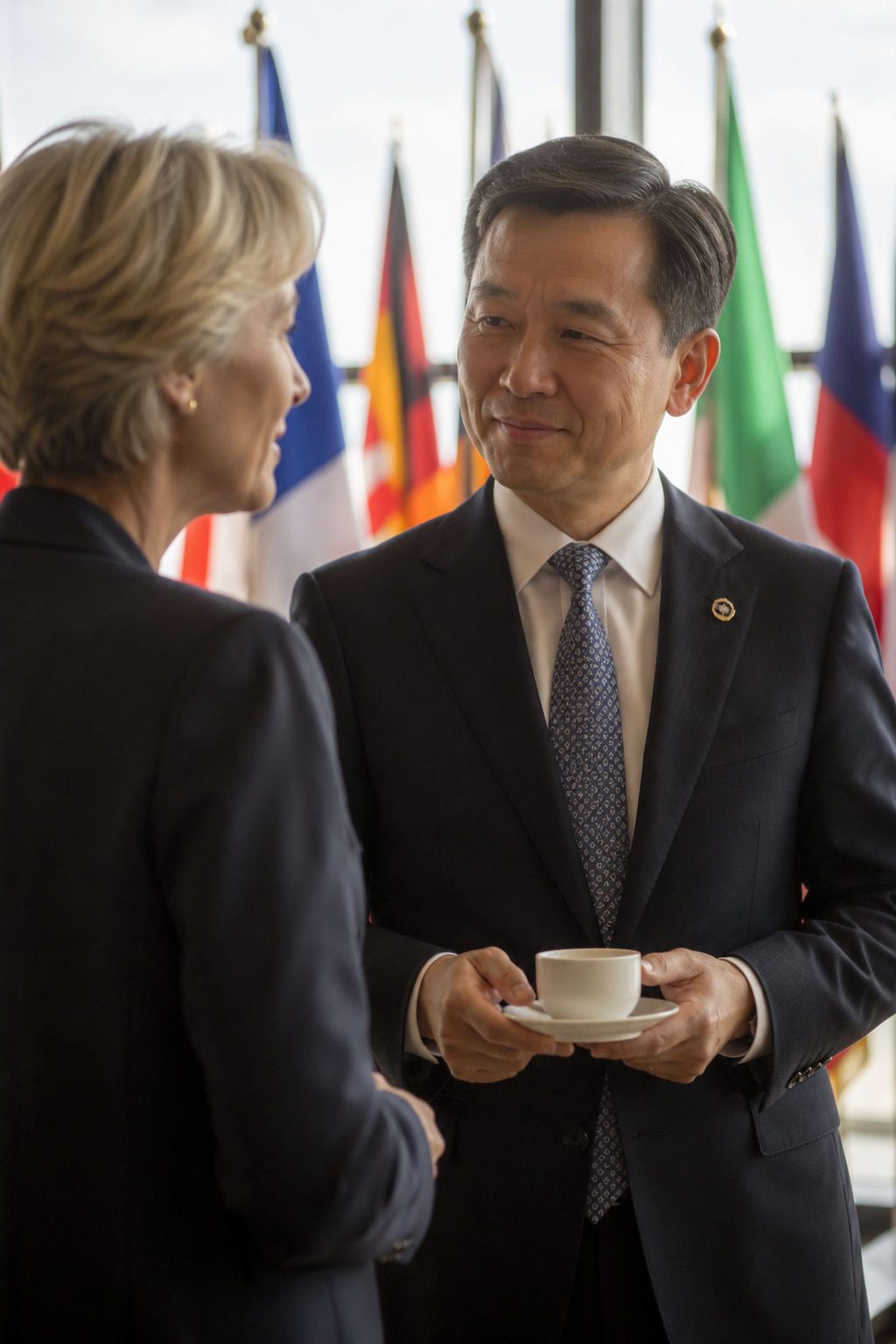 Cross-cultural handshake