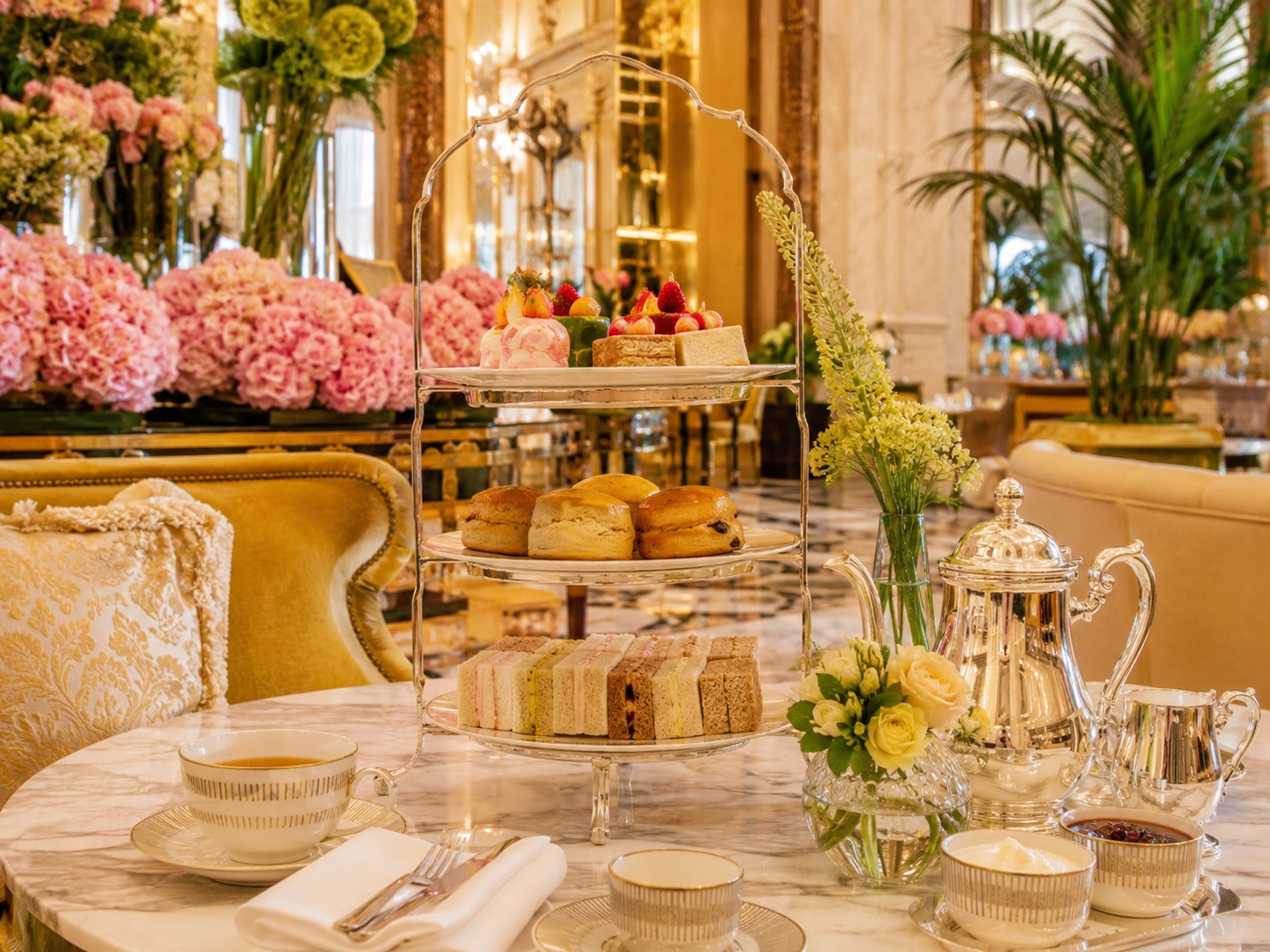 Afternoon tea at a London venue