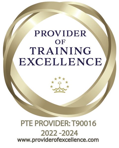 Provider of training excellence 2022 2024 small | social etiquette | the british school of excellence